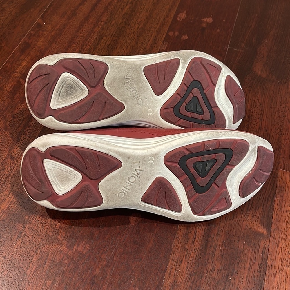 Vionic Micro Suede Adell Burgundy Sneakers Slides Slip Ons - Picture 5 of 5